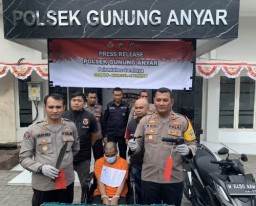 Unit Reskrim Polsek Gunung Anyar Amankan Pelaku Curat Gunakan Senjata Airsoft Gun