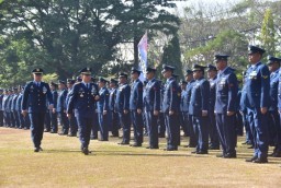 Upacara Peringatan Hari Bhakti TNI AU ke-76 Tahun 2023 di Lanud Muljono Surabaya