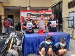 Unit Reskrim Polsek Kenjeran Berhasil Bekuk 2 Pelaku Curanmor Dengan Kekerasan 