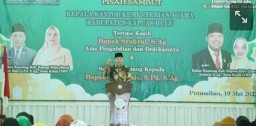 Mad Rais Resmi Pimpin Kemenag Kapuas Hulu, Ini Pesan Wabup Wahyudi Hidayat