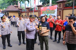 Wujudkan Pemilu Damai 2024, Polri Bersama Wartawan Gelar Bhayangkara Presisi Seven Soccer Cup