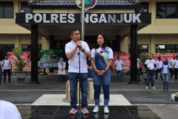 Family Gathering Polres Nganjuk, Peringati Hari Bhayangkara ke – 77 