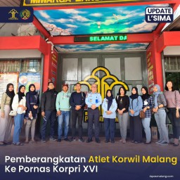Pemberangkatan Kontingen Pornas Korpri XVI