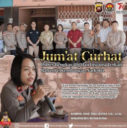 Melalui Jum’at Curhat Polres Bengkayang dan Instansi Terkait Bahas Perkembangan Narkoba di Kabupaten Bengkayang