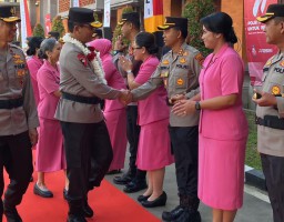 Kapolres Jembrana Hadiri Acara Kenal Pamit Kapolda Bali