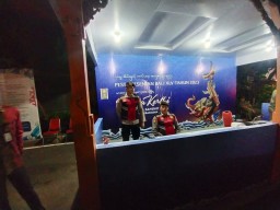 Polsek Dentim Atensi Penutupan Pesta Kesenian Bali dan Pembukaan Festival Seni Bali Jani 