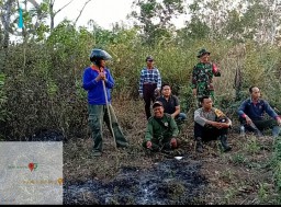 Sinergitas Polres Kediri Kota Bersama TNI dan Perhutani Lakukan Patroli Cegah Karhutla