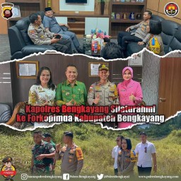 Sinergi, Kapolres AKBP Teguh Nugroho Silaturahmi ke Forkopimda Kabupaten Bengkayang