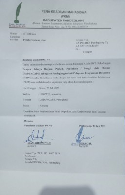 Diduga Banyak Oknum Calo di Disdukcapil Pandeglang, PKM Akan Mengelar Aksi Unjuk Rasa