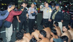 Polrestabes Surabaya Amankan Puluhan Pesilat yang Akan Menghadiri Sah-sahan Pesilat