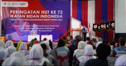 Bupati Kapuas Hulu Hadiri Puncak Peringatan HUT Ikatan Bidan ke - 72 Se - Kalimantan Barat