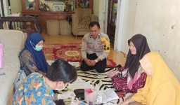 Polisi RW Polres Pasuruan Kota Dampingi Deteksi Dini Faktor Resiko PTM Warga Usia Produktif