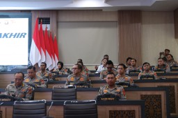 Kapolres Jembrana Menghadiri Kegiatan Taklimat Akhir Audit Kinerja Itwasum Polri Tahap II T.A. 2023 di Rupatama Polda Bali