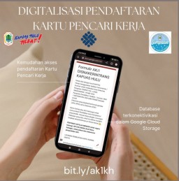 Disnakertrans Membuat Terobosan Digitalisasi Kartu Pencari Kerja