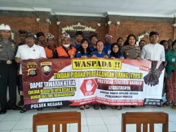 Kasat Binmas Polres Jembrana Laksanakan Binluh Pencegahan TPPO
