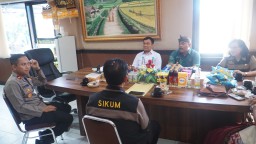 Wakapolres Karangasem Terima Kunjungan Tim Supervisi Dari Bidkum Polda Bali