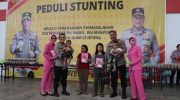 Polres Kapuas Hulu Gelar Kegiatan Polri Presisi Peduli Stunting