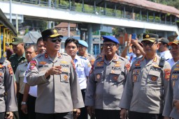 Jelang Hari Raya Galungan dan Kuningan Kapolda Bali Tinjau Situasi Kamtibmas Wilkum Polda Bali