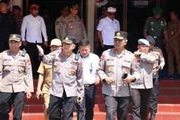 Kapolda Bali Peninjauan Wilayah Hukum ke Pelabuhan Padangbai