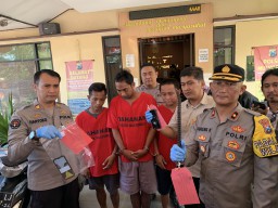 Unit Reskrim Polsek Mulyorejo Berhasil Amankan Tiga Pelaku Curas Dua Tkp