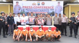 Polres Bondowoso Berhasil Ungkap 6 Kasus Narkotika Selama Bulan Juli
