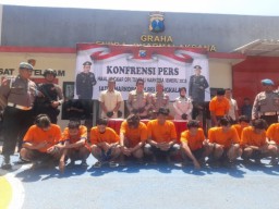 Operasi Tumpas Narkoba Semeru 2023 Polres Bangkalan Berhasil Amankan 17 Orang Tersangka