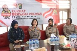 Curhat Bersama Polwan Polres Pelabuhan Tanjung Priok, Warnai HUT Polisi Wanita ke-75