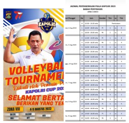 Kapolri Cup 2023 Polda Bali Ajak Masyarakat Saksikan Volley Ball Tournament Secara Gratis