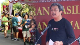 Peringati Hari Kementerian Hukum dan HAM Yang ke-78, Kemenkumham Bali Menyelenggarakan Giat Legal Expo