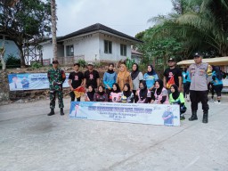 Meriahkan HUT Ke-78 RI, Turnamen Voli Ball Kecamatan Cimanggu Gelar Open Turnamen RIZKY CUP 