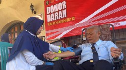 Lapas Pamekasan Gandeng PMI Kabupaten Pamekasan, Sukseskan Donor Darah Peringati Hari Lahir Kemenkumham RI