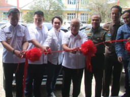 Komandan Distrik Militer 1206/Psb Hadiri Launching Aming Coffe