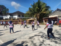 Meriahkan Hari Kemerdekaan, Kecamatan Cimanggu Gelar Turnamen Voli Putri Rizki Cup 