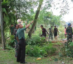 Semarakkan HUT RI ke-78 Kodim 1206/Psb Renovasi Pulau Kambing