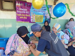 Puskesmas Cimanggu Launching Pelaksanaan Program Imunisasi HPV dan RV Bagi Anak Secara Gratis