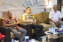 Silaturahmi Bersama Kades Se - Kecamatan Wilangan dan Rejoso , Upaya Kapolres Nganjuk Jaga Harkamtibmas Bersama Pemdes 