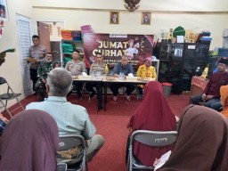 Jumat Curhat, Kapoksek Pabean Cantikan Dengan Aspirasi Warga Indrapura