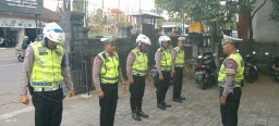 Polres Karangasem Perketat Patroli Sat Lantas 17 Pelanggaran Lalu Lintas Terjaring