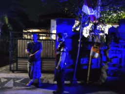 Satuan Samapta Polres Jembrana Menyebarkan Rasa Aman di Pemukiman Penduduk Pelasanaan Patroli Cahaya Biru