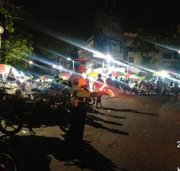 Sat Lantas Polres Jembrana Patroli Rahayu Pengamanan Kegiatan Masyarakat di Pasar Dauhwaru