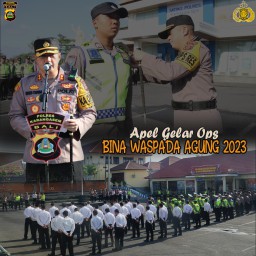 Polres Karangasem Gelar Apel Operasi Bina Waspada Agung 2023
