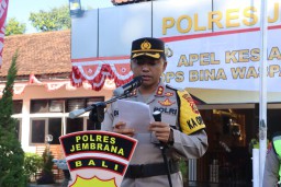Kapolres Jembrana Pimpin Apel Menggelar Operasi Bina Waspada Agung 2023