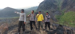 Upaya Polres Malang Olah TKP, Terkait Karhutla di Lereng Gunung Arjuno