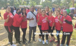 Gebyar HUT RI Ke 78, Camat Wonosari Gelar Lomba Tradisional Gobak Sodor Antar Desa