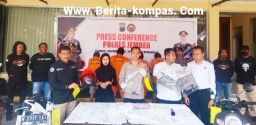 Polres Jember Berhasil Ungkap Komplotan Curanmor, 4 Pelaku Diamankan