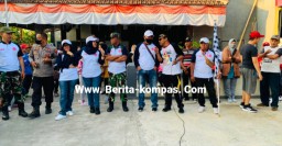 Babinsa Nangkaan Lakukan PAM JJS Dalam Rangka Gebyar HUT RI ke 78