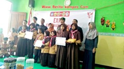 Babinsa Taman Sari Lakukan Penilaian Exspo Dan Karya Seni Tingkat Sekolah Dasar