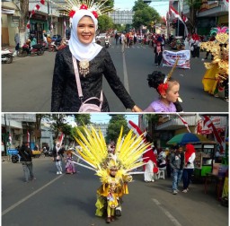 Keseruan TK WIDYA MANDALA Desa Kembang, Ikut Ramaikan Pawai Budaya Menyambut HUT RI ke 78