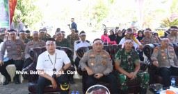 Bersama Dinas Terkait, Polres Bondowoso  Laksanakan Penanaman Seribu Pohon Serentak