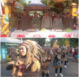 Kecamatan Tegalampel Sukses Gelar Gerak Jalan Unik di HUT RI ke 78